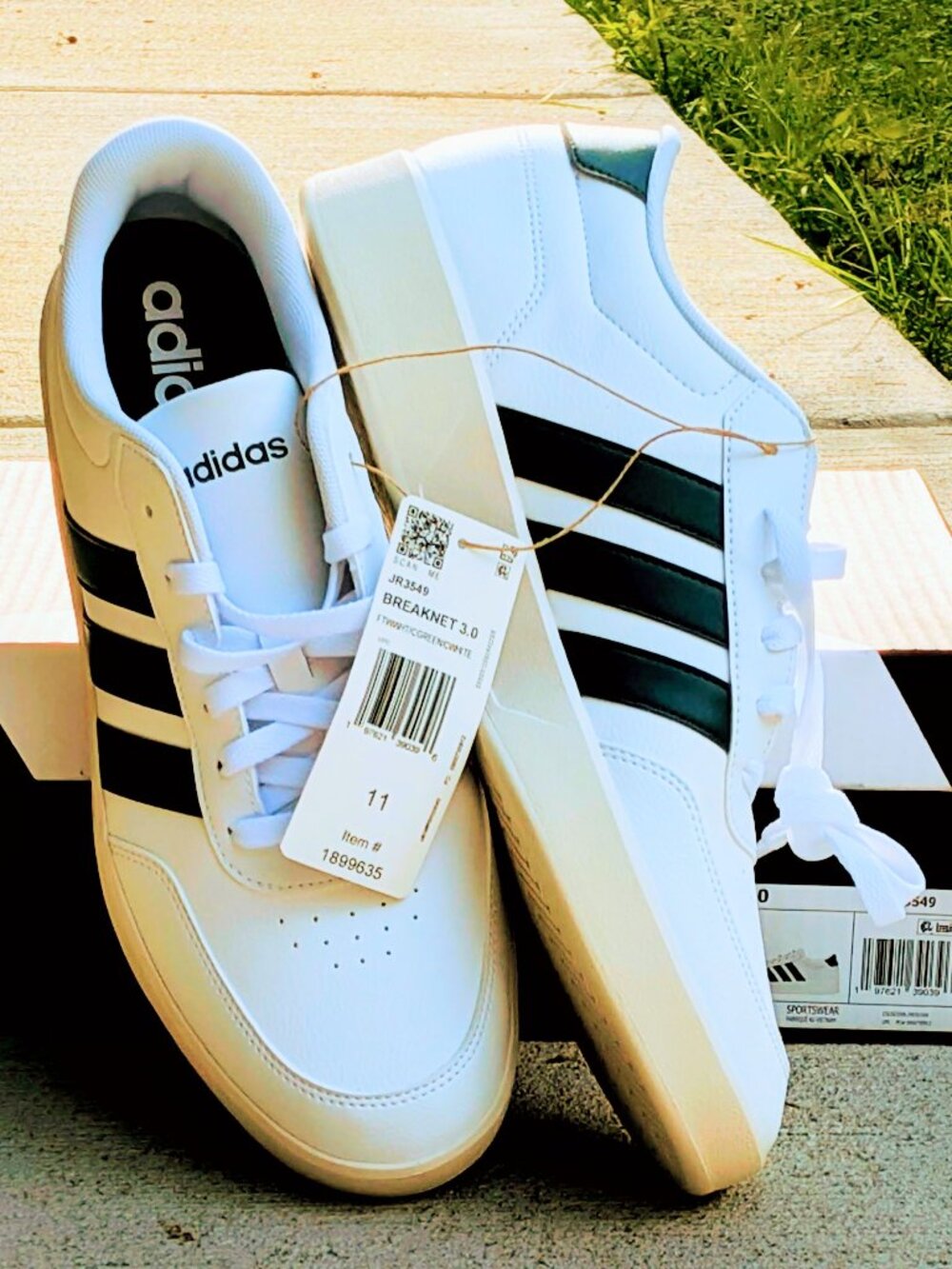 NWT Adidas Breaknet 3.0 Collegiate Green